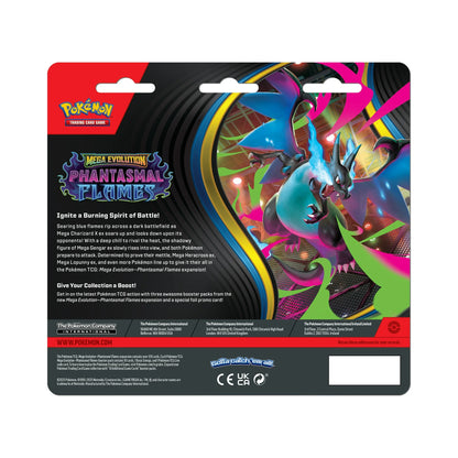 Pokémon TCG: Phantasmal Flames 3pk Blister Bundle